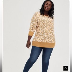 Torrid NEW Leopard Print Sweater